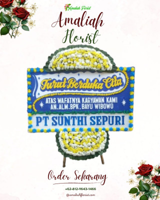 Papan Bunga Duka di Reba Tinggi