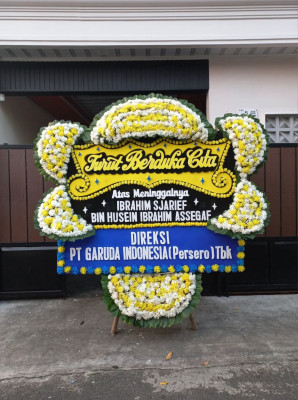 Papan Bunga Duka di Reba Tinggi