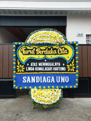 Papan Bunga Duka di Reba Tinggi